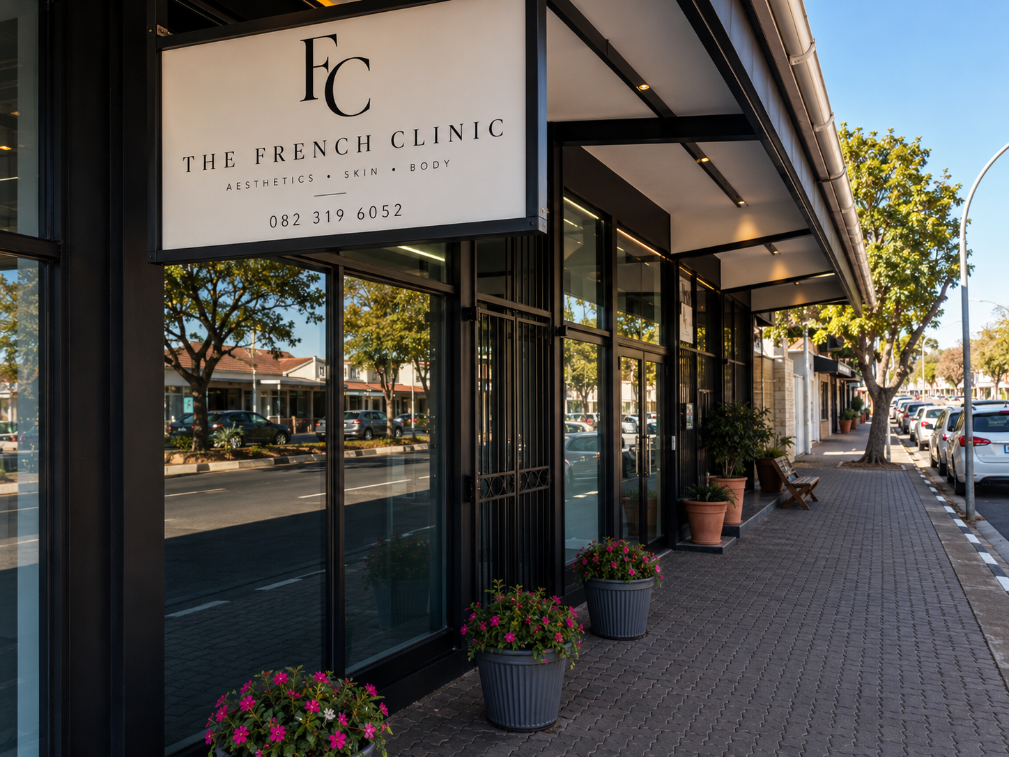 Front facade of The French Clinic